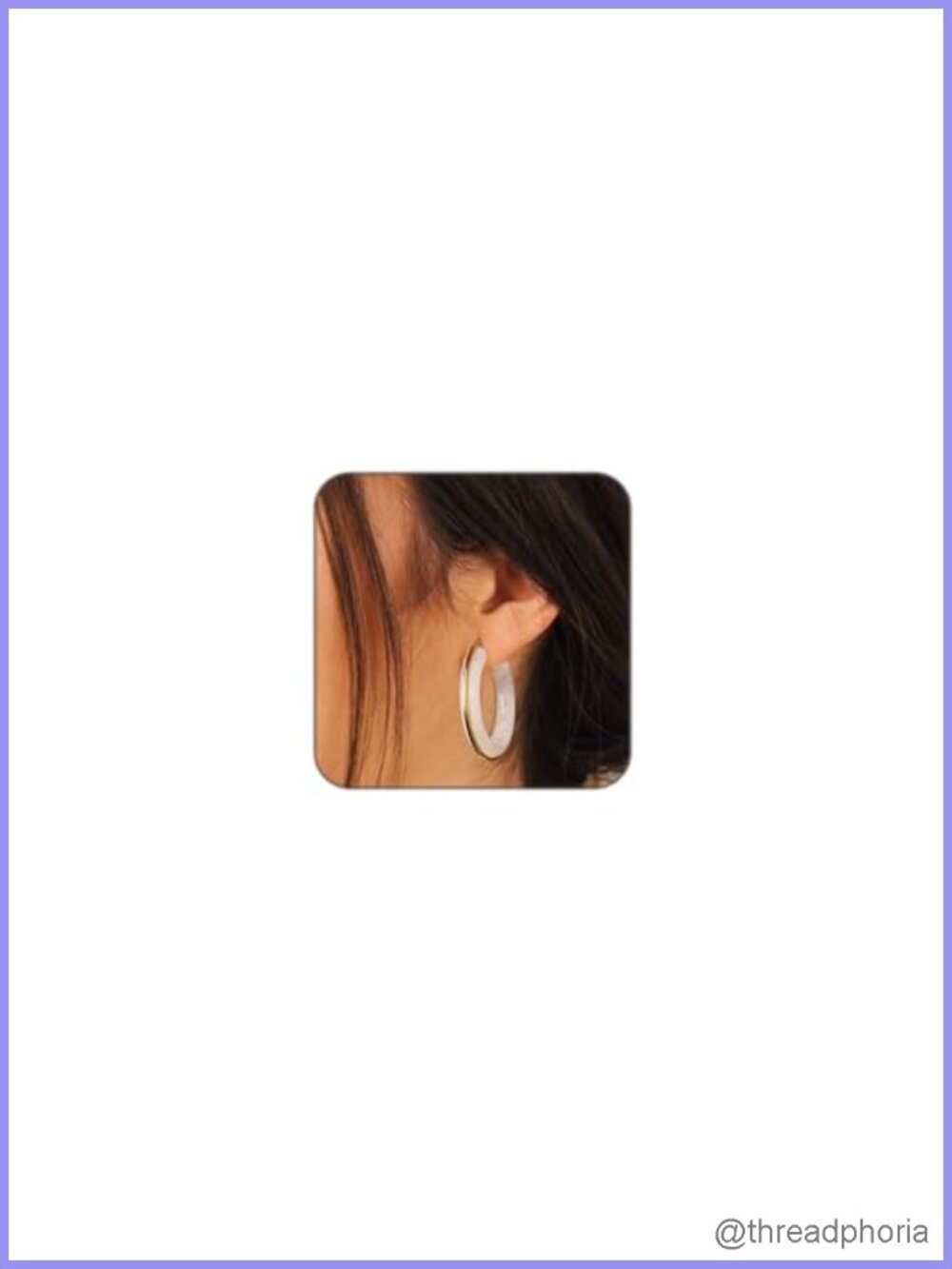 Resin Hoop Earrings 45mm Gold Plated Stainless Steel Statement Dangle Gift for